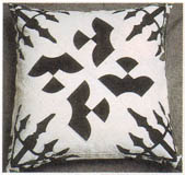 
Birds Over Gramercy, 1997. Hand-pieced, appliqued and quilted.
